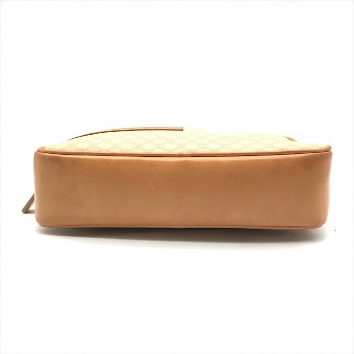Celine Vintage Hand Bag Macadam Leather Light Brown