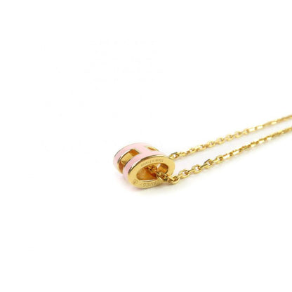 Hermes Pop H MINI Pop H MINI March 2024 Purchase Hpendant Necklace Gold Pink
