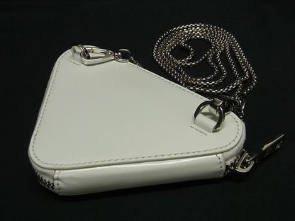 Prada 1nr005 Leather Chain Crossbody Shoulder Bag Mini Bag Pouch