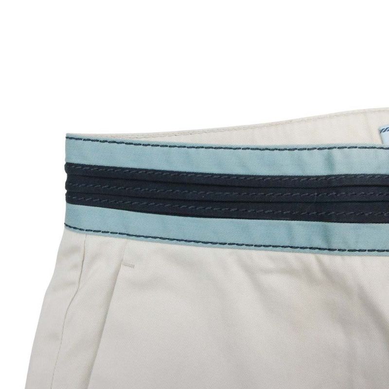 Good Prada 2014 Slacks Tapered Pants Cotton Bottoms Waistline Made In Italy 38