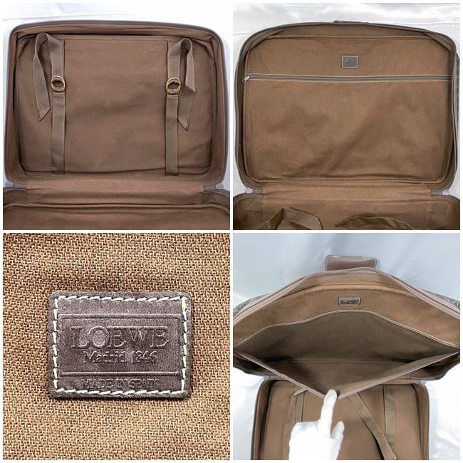 Loewe Boston Bag Ec21905 Brown Anagram
