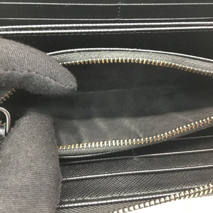 Prada Men's Long Wallet Round Zipper Camouflage