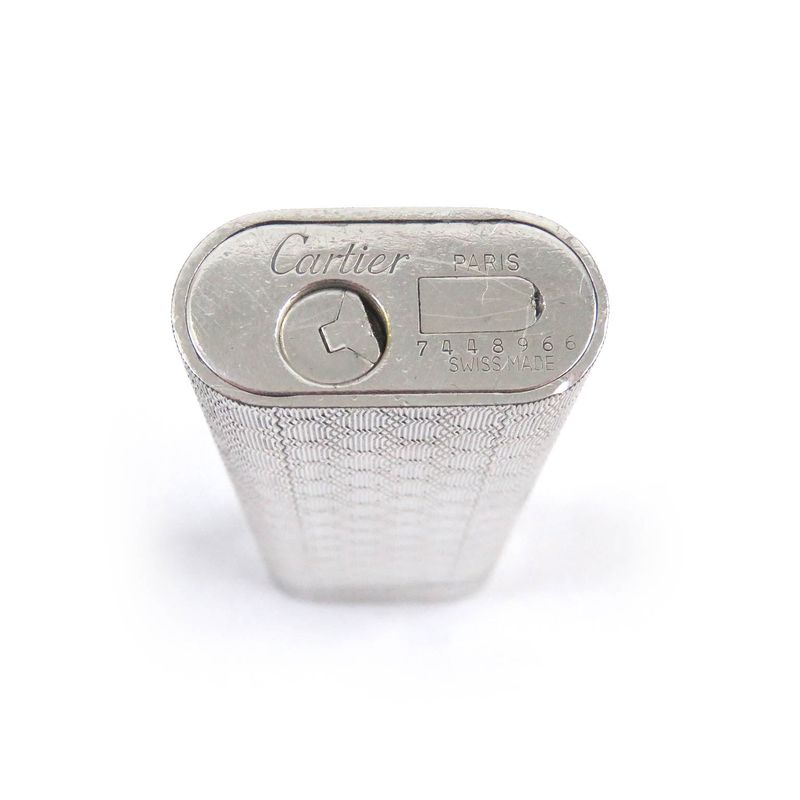 Cartier Honeycomb Allover Pattern Oval Shape Roller Type Smoking