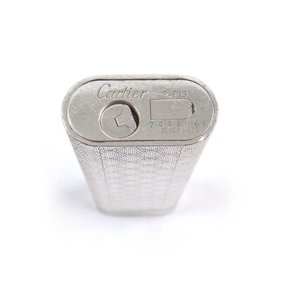 Cartier Honeycomb Allover Pattern Oval Shape Roller Type Smoking