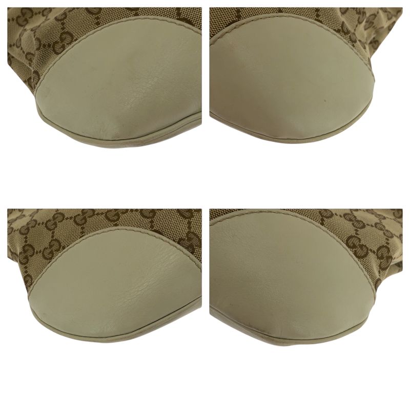 Gucci Sherry Line Mayfair Beige Ivory Gold Hardware GG Canvas 257065 Shoulder