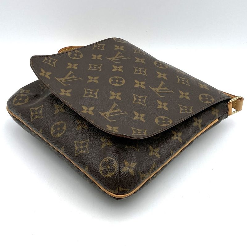 Louis Vuitton M51258 Musette Salsa Shoulder Bag Brown Monogram Canvas Women