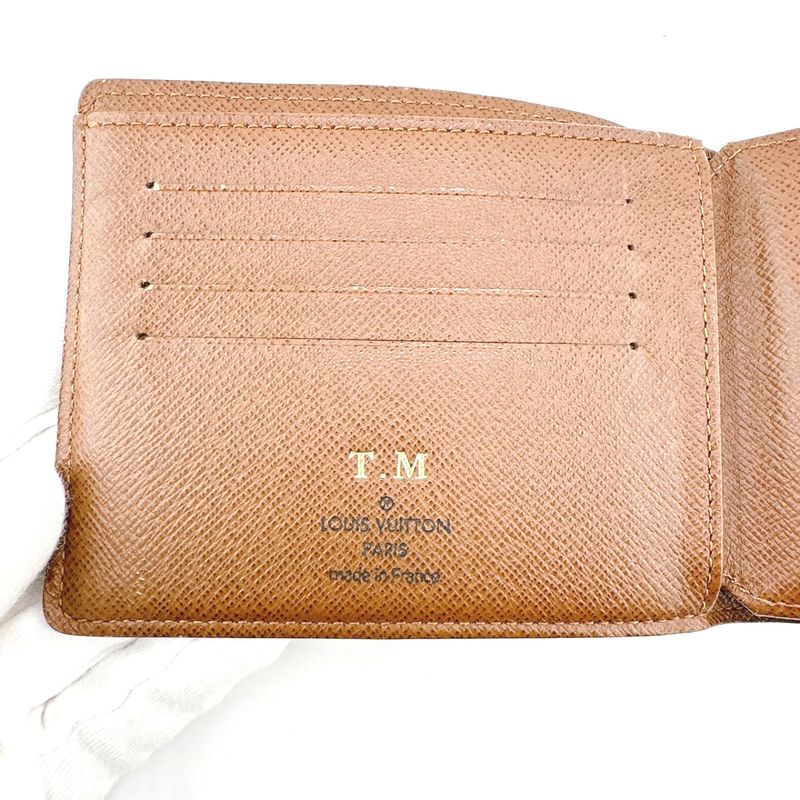 Louis Vuitton M60026 Monogram Portefeuille And Florine Folded Wallet Louis