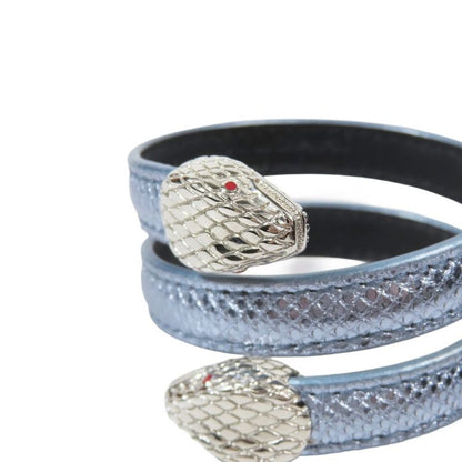 Unused Bvlgari Bulgari Serpenti Forever Serpenti Forever Leather Bracelet