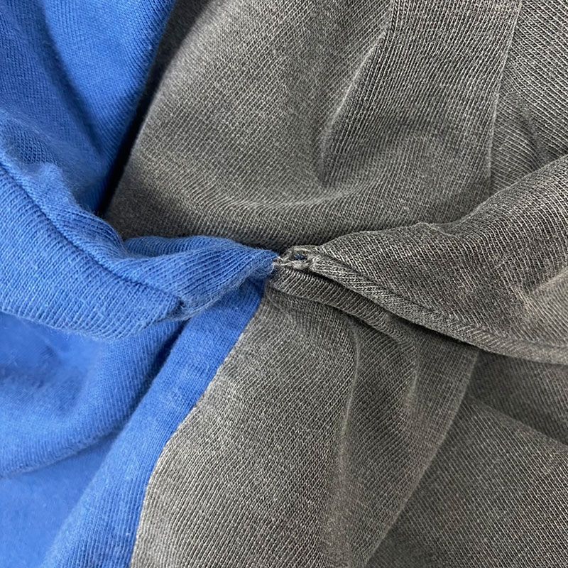 Balenciaga Docking T-shirt 518237 Long T XS Gray And Blue