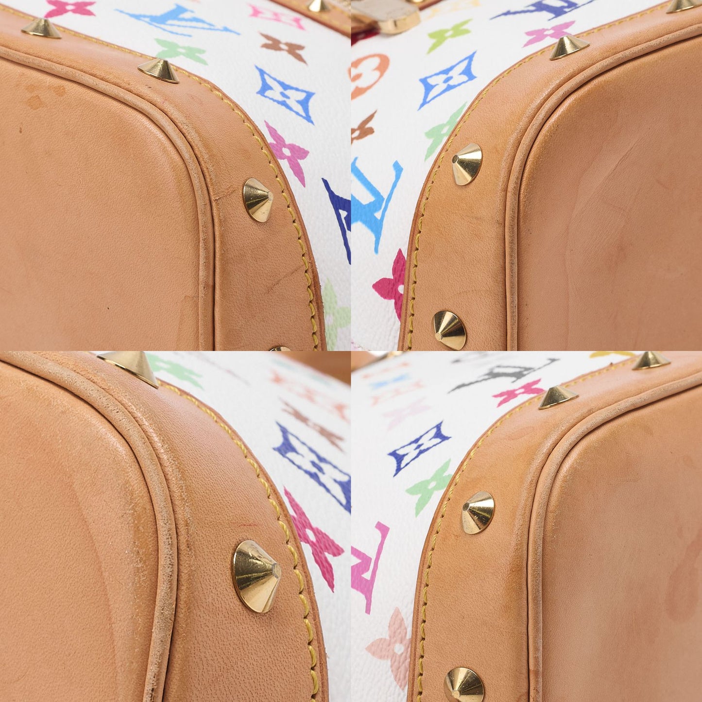 Louis Vuitton Monogram Multicolor Alma PM M92647 Handbag (gold Hardware)