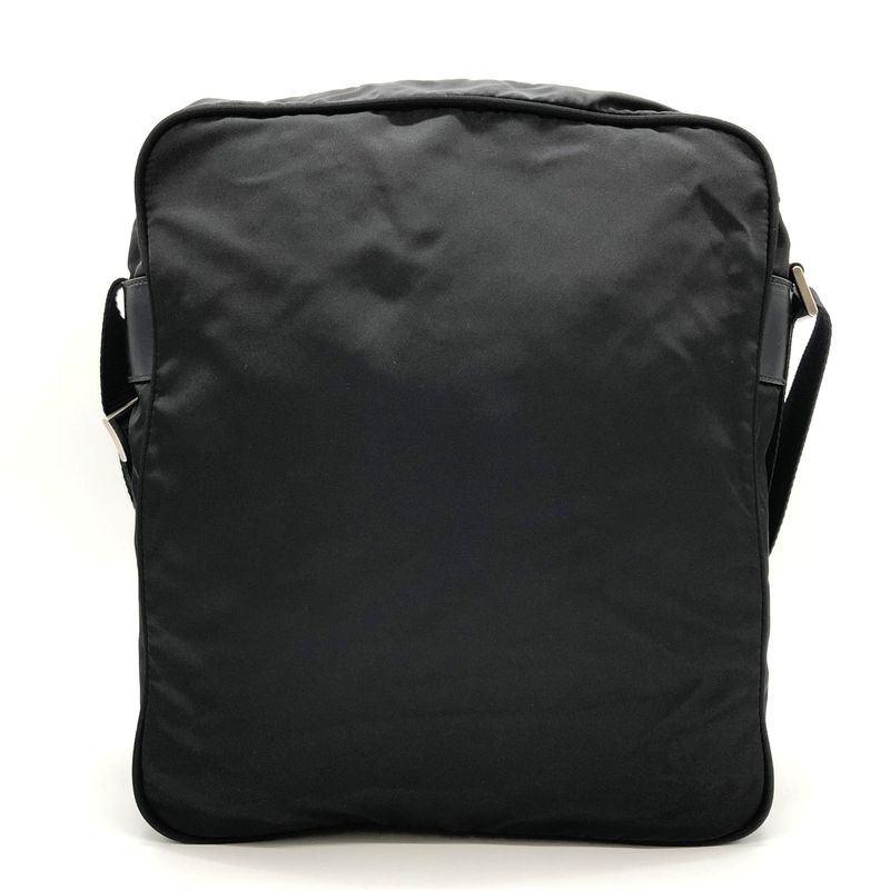 Prada Shoulder Bag Black Nylon Women Men Fashion  Precent
