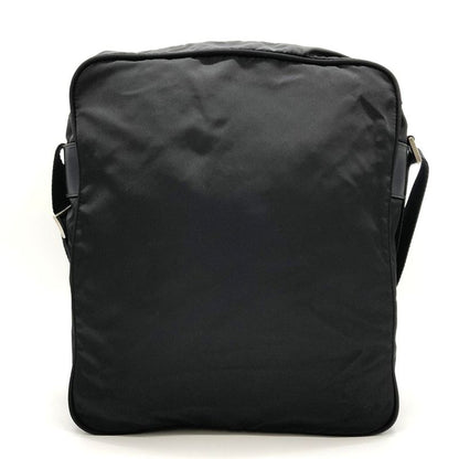 Prada Shoulder Bag Black Nylon Women Men Fashion  Precent