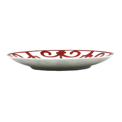 Hermes Gadarkivir Plate Porcelain Red White 17cm (669in) Tableware