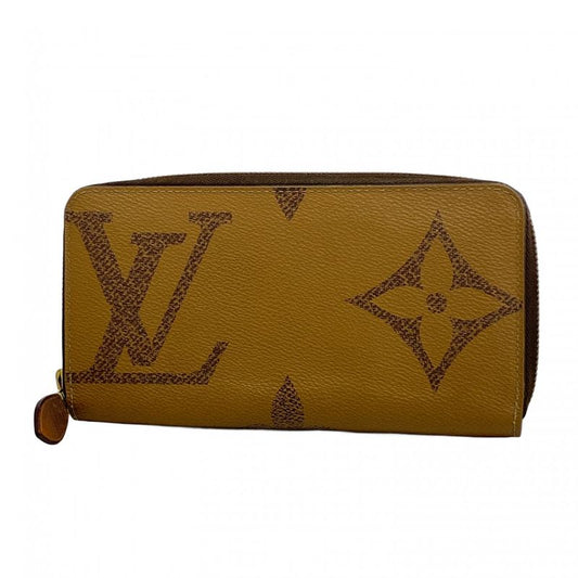 Louis Vuitton Long Wallet Monogram Giant Reverse Zippy Wallet M69353 Brown Men