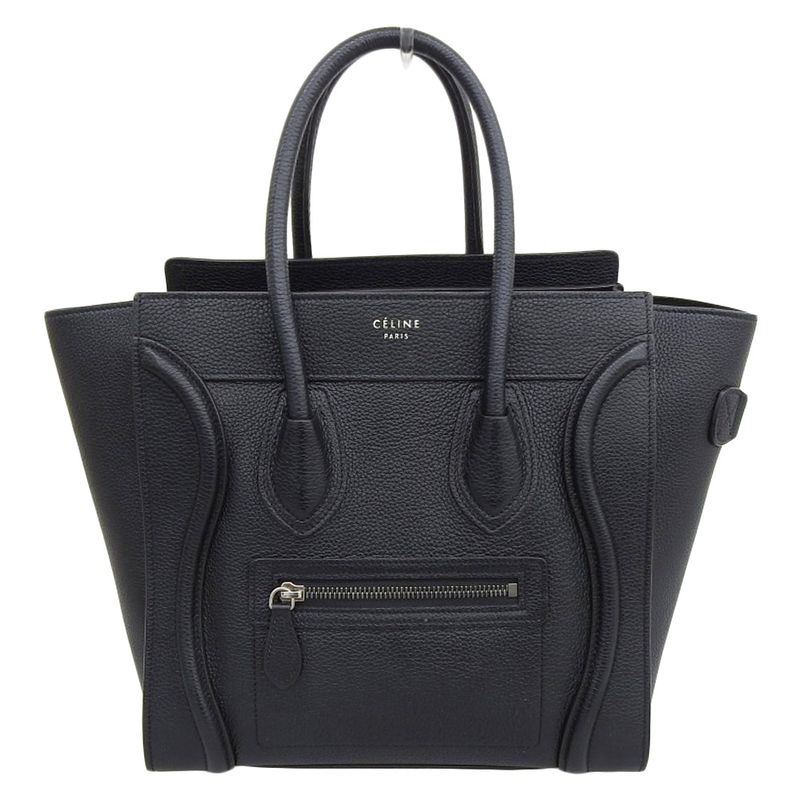 Celine Luggage Micro Shopper Handbag