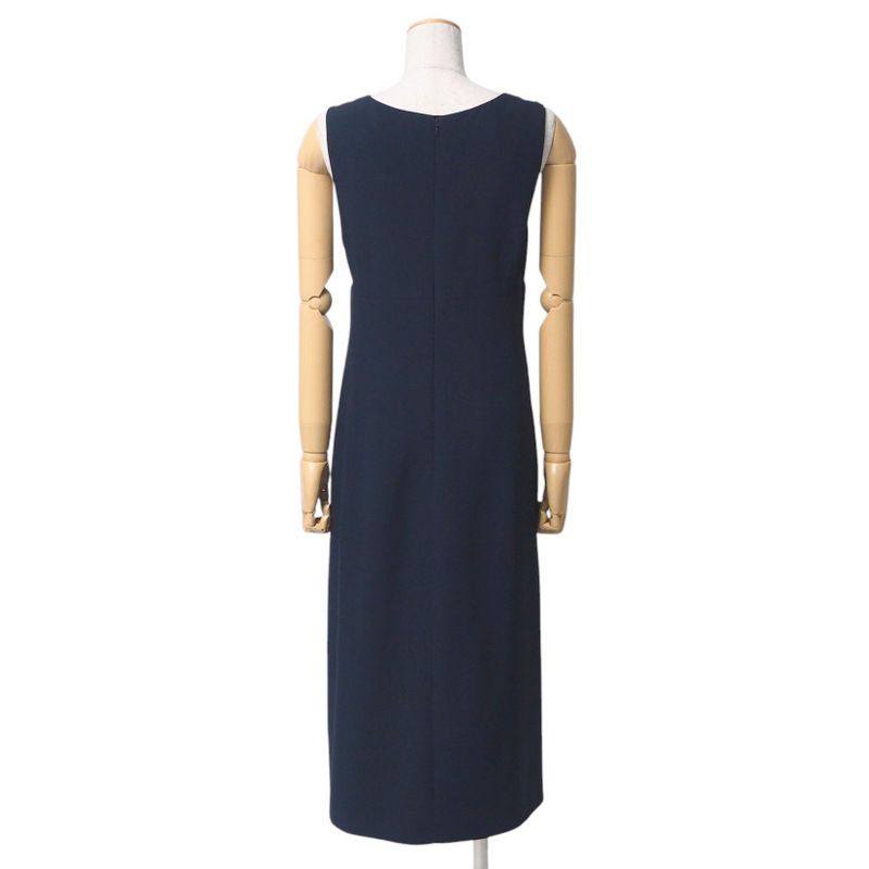 Prada Dress Size 40 V-neck Sleeveless Dress Made In Italy 20250121 Ra3010