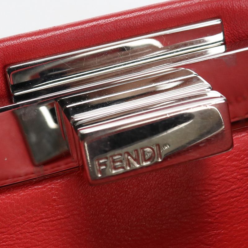 Fendi Peekaboo Mini 8bn244 A312 R0y77 Handbag Leather Women