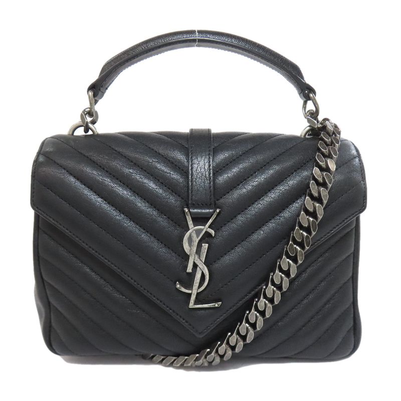 YVES Saint Laurent Yves Saint Laurent Cassandra Shoulder Bag Leather Women