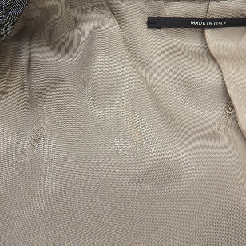 Hermes Current Tag Silk Wool Super120s Dress Tailored Suit 2 Piece Jacket