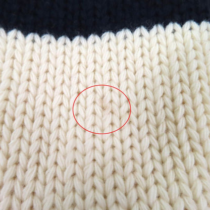 Christian DIOR 21AW 144m01am318 Cashmere Blend Striped Sailor Collar Knit