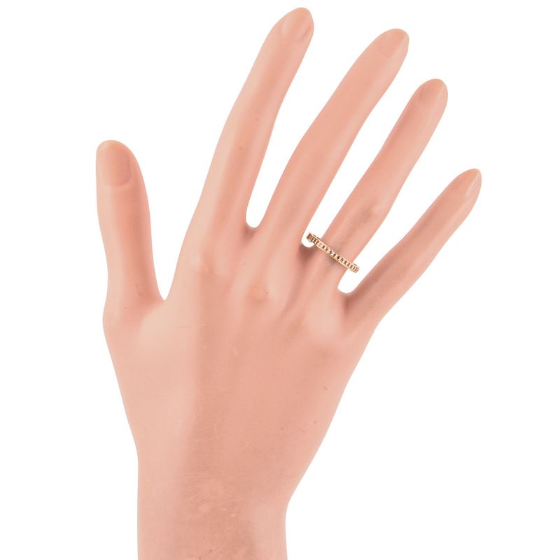 Tiffany & Co Tiffany & Co Lock Small Ring Pink Sapphire Approx 11 18K Pink Gold