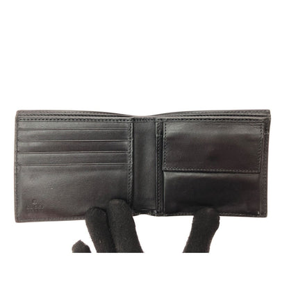 Gucci Men's Bifold Wallet Ggmarmont Leather 428725 Black