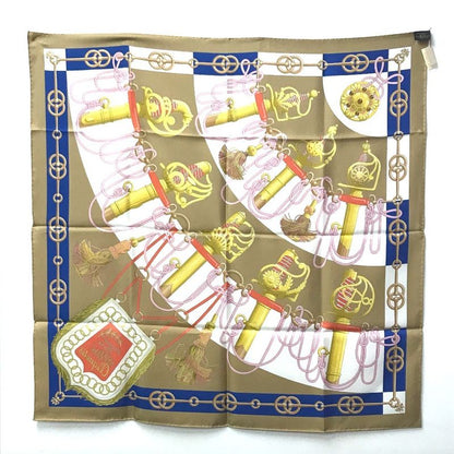 Hermes Scarf Carré 90 Carré 90 Silk Beige