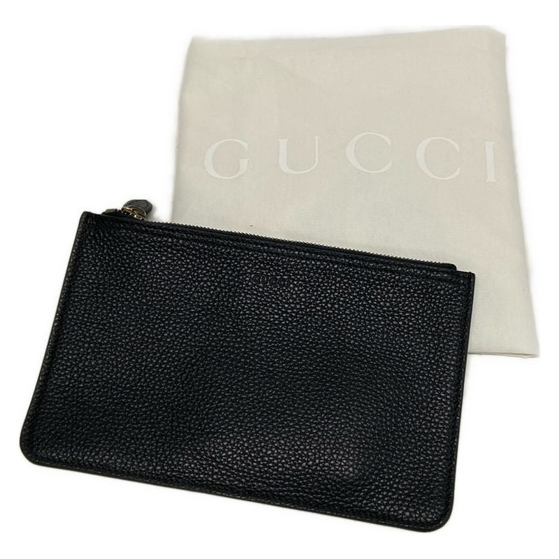 Gucci Tote Bag GG Marmont 779831 Black Leather