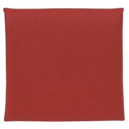 Hermes Bastia Evercolor Rouge Coup Silver Hardware Z Engraved (2021) Coin Case