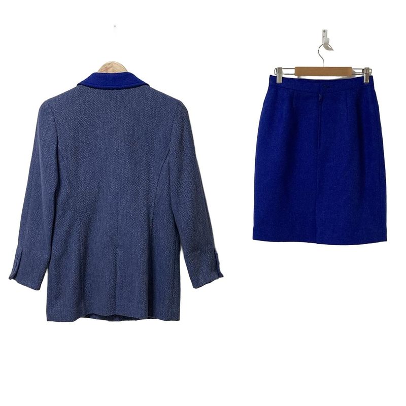 Christian Diorsports Skirt Suit Women - Grey And Blue