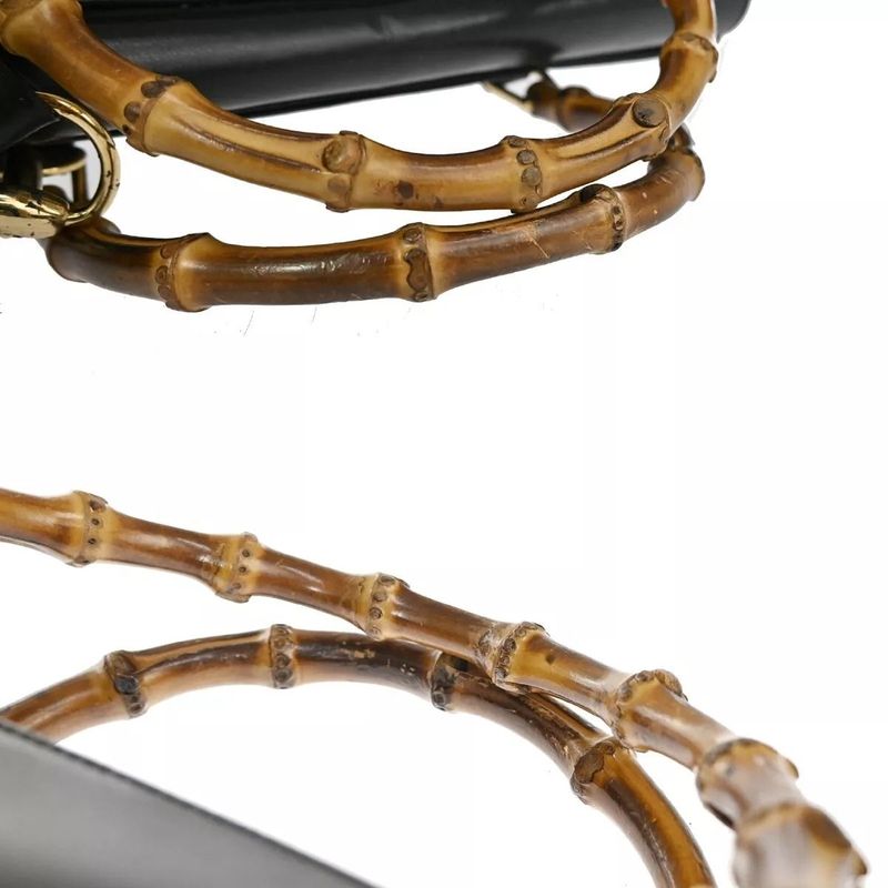 Gucci Bamboo Handbag Shoulder Bag Leather 01bs174