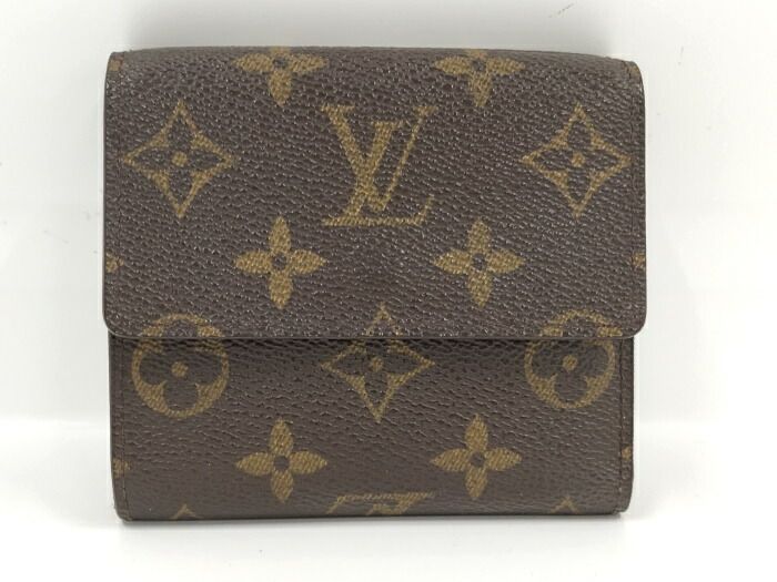 Louis Vuitton Porte Monet Vieux Carte Cles Di Trifold Wallet Monogram Brown