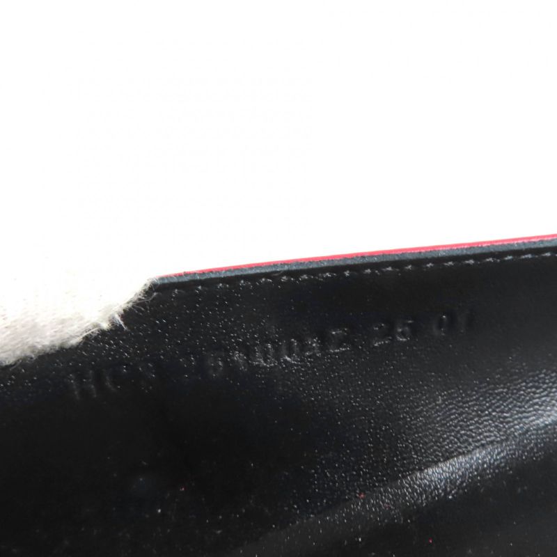 Hermes 25SS 251001z Ballet Shoes Kelly Rouge Vif Kelly Pointed Toe Leather Flat