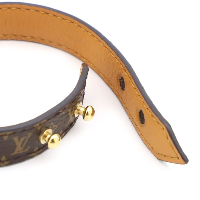 Louis Vuitton Bracelet Essential V Bracelet Metal Monogram Canvas Monogram