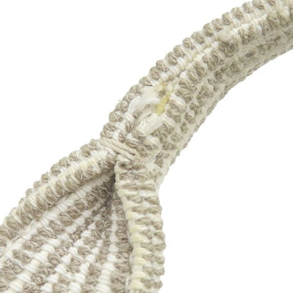 Celine 2way Bag Small Cabas Tice Leather Textile Beige Gold Hardware Shoulder