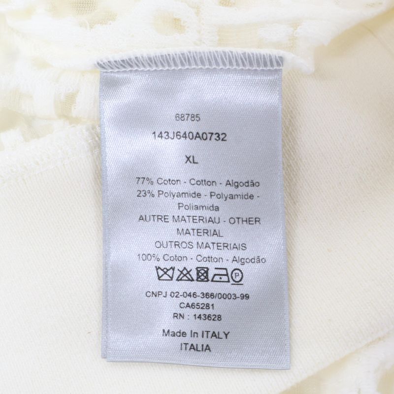 Dior Homme Dior Homme143j640a0732 Oblique Gauze Knit XL