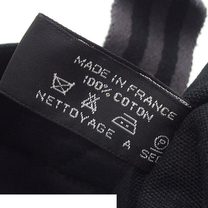 Hermes Fourre Tout MM Black Gray Silver Cotton Tote Bag — view 7