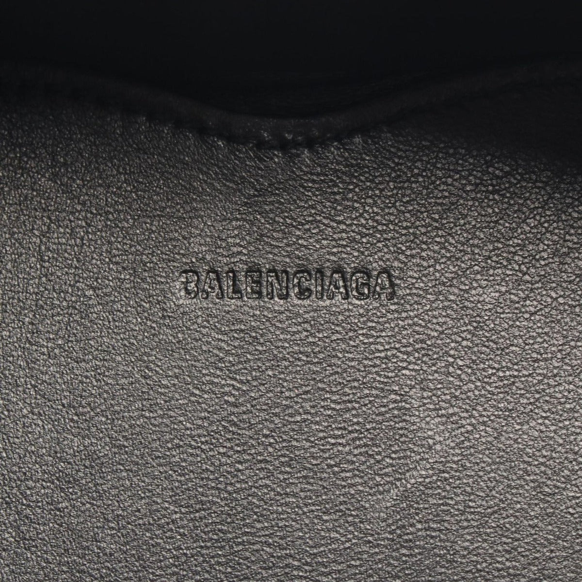 Balenciaga Pouch le Cagole Black Leather — view 4