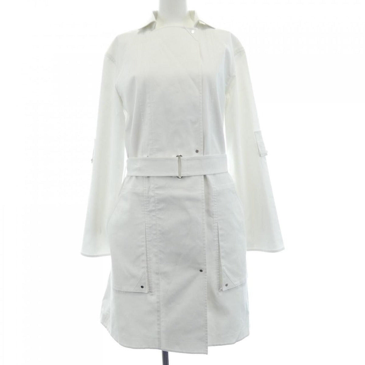 Hermes Trench Coat White 36