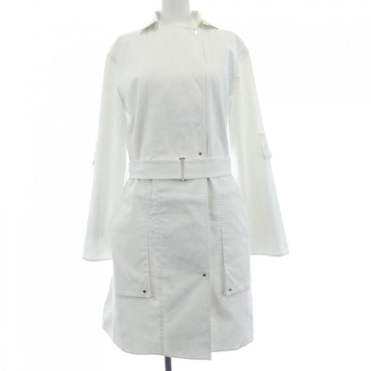Hermes Trench Coat White 36