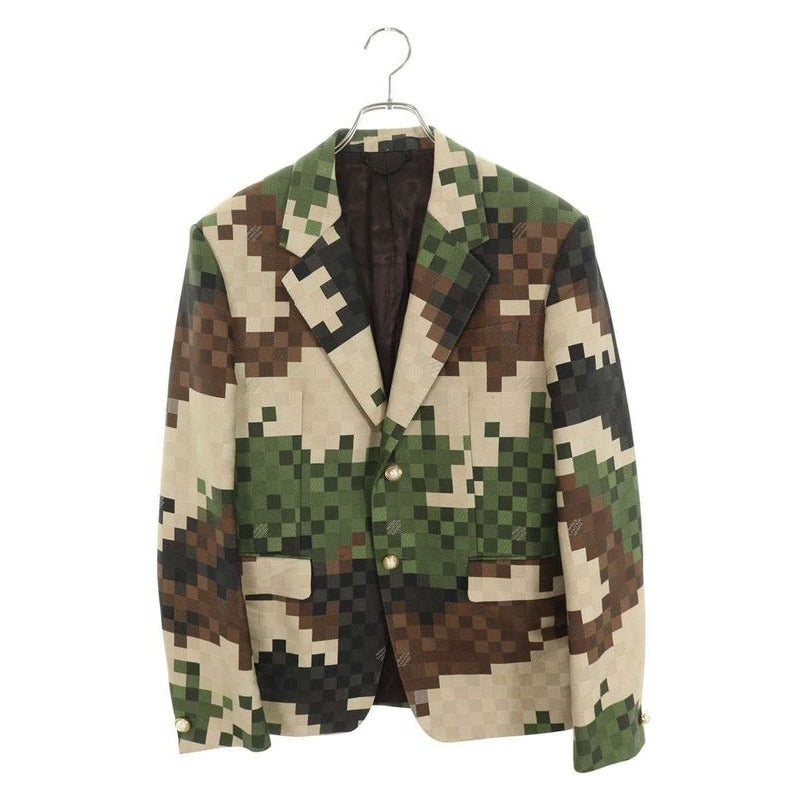 Louis Vuitton 24 SS Rm241 HSB Hqj60 E Damoflauge Tailored Jacket 46