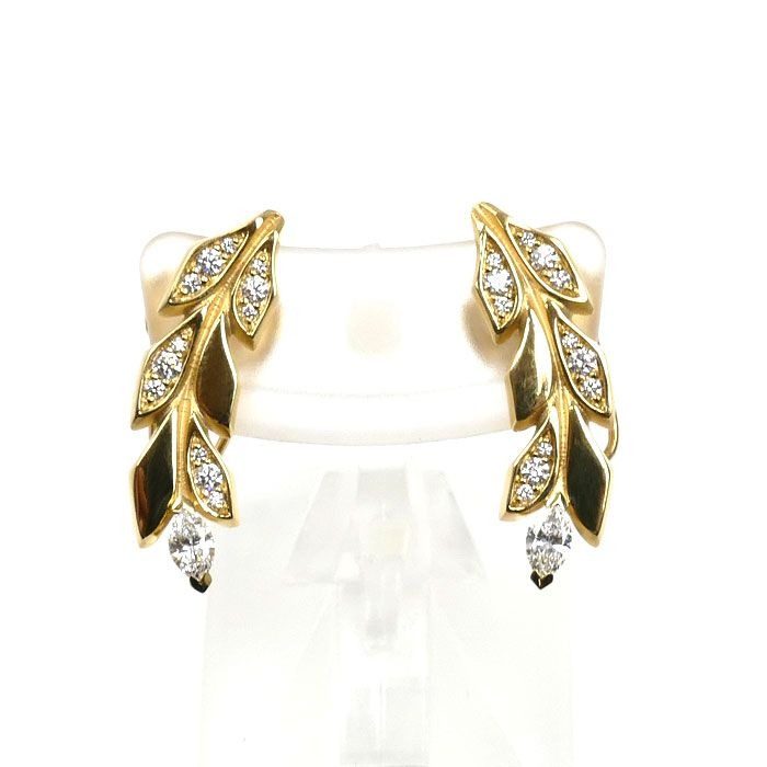 Tiffany & Co Victoria Vine Earrings Diamond
