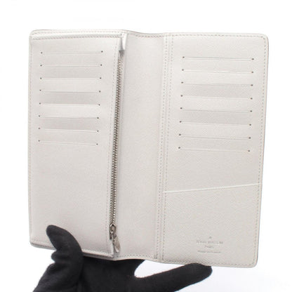 Louis Vuitton Bifold Wallet Portefeuille Brother Bron Leather Bronze Gray — view 3