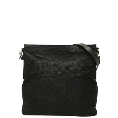 Gucci GG Canvas Crossbody Shoulder Bag Black