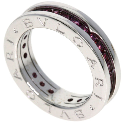 Bvlgari B-zero One Hand Rhodolite Garnet 48 Ring 18K White Gold