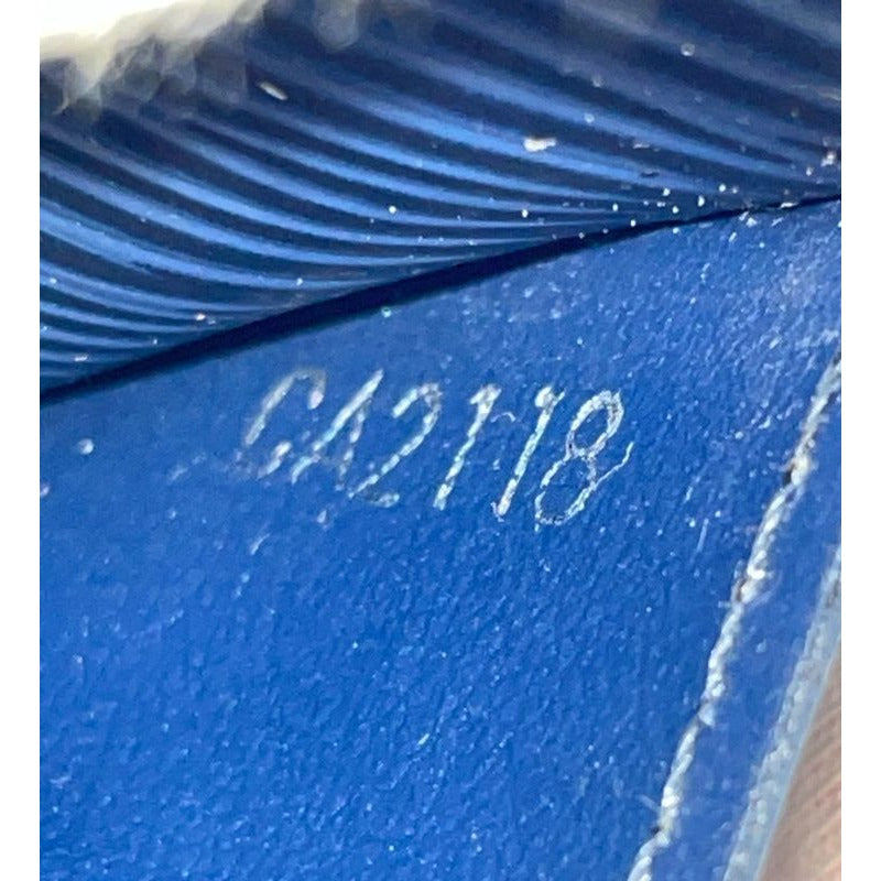 Louis Vuitton Epi Portefeuille Sarah Long Wallet Andigo Blue — view 13