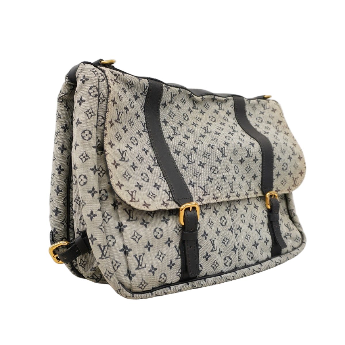 Louis Vuitton Shoulder Bag Monogram Mini Sac Maman Blue — view 2