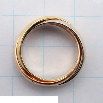 Cartier Trinity MM Three Color Gold No 55 Ring — view 5