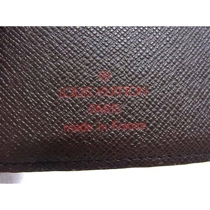Louis Vuitton Wallet Porte-Billets Carte Cles Ebene Damier Bifold — view 5