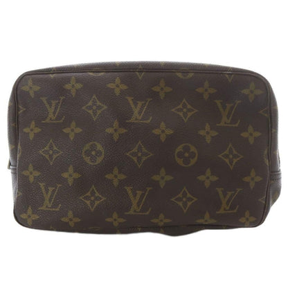 Louis Vuitton Monogram Trousse Toilette 23 Makeup Pouch Clutch Brown